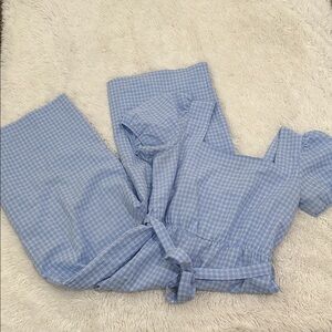 🧤 QED London Wide Leg Cropped Jumpsuit